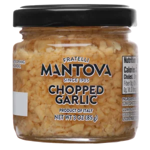 Mantova Chopped Garlic, 3 oz